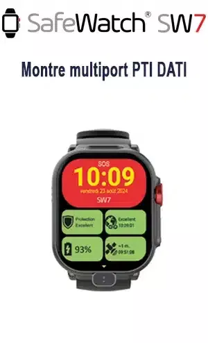 Montre PTI multiport SafeWatch SW7