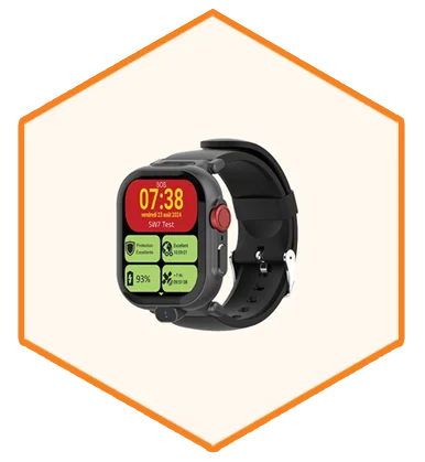 Montre PTI DATI protection travailleur isolé SafeWatch SW7