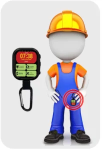 SafeWatch SW7 port mousqueton