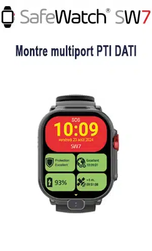 Montre PTI multiport SafeWatch SW7