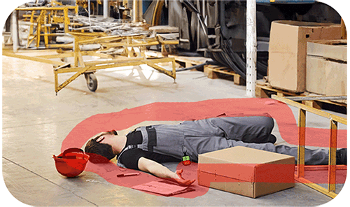 Le DATI détecte la situation de danger du travailleur isolé